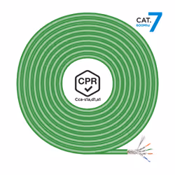 AISENS A146-0667, 305 m, Cat7, SF/UTP (S-FTP), Verde