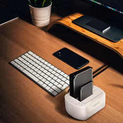 AISENS ASDS-D02W docking station per unità di archiviazione USB 3.2 Gen 1 (3.1 Gen 1) Type-B Bianco - Vista aggiuntiva 6