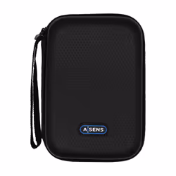 AISENS ASBG-001-BK, Custodia a tasca, Ecopelle, Nero, 2.5", 2.5", 110 mm