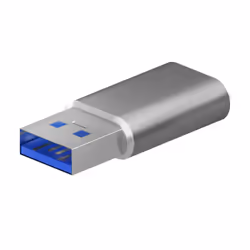 AISENS A108-0677, USB Type-C, USB tipo A, Grigio