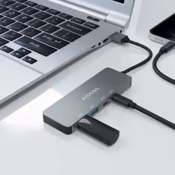 AISENS A106-0696 hub di interfaccia USB 3.2 Gen 2 (3.1 Gen 2) Type-A 10000 Mbit/s Grigio - Vista aggiuntiva 5