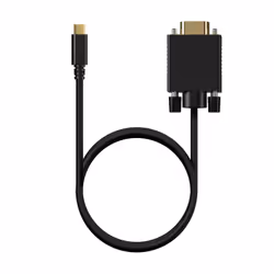AISENS A109-0692 cavo e adattatore video 0,8 m USB tipo-C VGA (D-Sub) Nero - Vista aggiuntiva 3