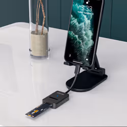 AISENS ASUC-M2D011-BK contenitore di unità di archiviazione Box esterno SSD Nero M.2 - Vista aggiuntiva 6