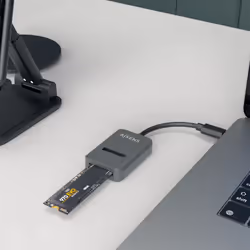 AISENS ASUC-M2D012-GR contenitore di unità di archiviazione Box esterno SSD Grigio M.2 - Vista aggiuntiva 5