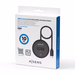 AISENS ASUC-M2D013-BK contenitore di unità di archiviazione Box esterno SSD Nero M.2 - Vista aggiuntiva 4