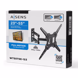 AISENS WT55TSE-153 Supporto TV a parete 139,7 cm (55") Nero - Vista aggiuntiva 5
