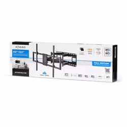 AISENS WT120TSLE-163 Supporto TV a parete 3,05 m (120") Nero - Vista aggiuntiva 4