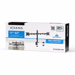 AISENS DT32TSR-149 Supporti a parete per TV 32" Scrivania Nero - Vista aggiuntiva 4