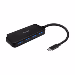 AISENS A109-0715, USB 3.2 Gen 1 (3.1 Gen 1) Type-C, USB 3.2 Gen 1 (3.1 Gen 1) Type-A, 5000 Mbit/s, Nero, 0,15 m, USB