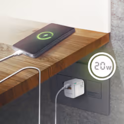 AISENS ASCH-20W2P002-W Caricabatterie per dispositivi mobili Universale Bianco AC Ricarica rapida Interno - Vista aggiuntiva 5