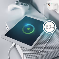 AISENS ASCH-20W2P002-W Caricabatterie per dispositivi mobili Universale Bianco AC Ricarica rapida Interno - Vista aggiuntiva 6
