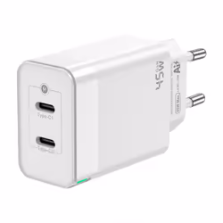 AISENS ASCH-45W2P005-W Caricabatterie per dispositivi mobili Universale Bianco AC Ricarica rapida Interno - Vista aggiuntiva 2