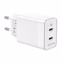 AISENS ASCH-45W2P005-W Caricabatterie per dispositivi mobili Universale Bianco AC Ricarica rapida Interno - Vista aggiuntiva 3