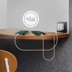 AISENS ASCH-45W2P005-W Caricabatterie per dispositivi mobili Universale Bianco AC Ricarica rapida Interno - Vista aggiuntiva 5