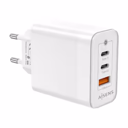 AISENS ASCH-65W3P007-W Caricabatterie per dispositivi mobili Universale Bianco AC Ricarica rapida Interno - Vista aggiuntiva 3
