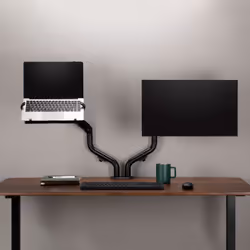 AISENS DTL32TSR-195 Supporti a parete per TV 32" Scrivania Nero - Vista aggiuntiva 4