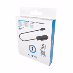 AISENS ASE-25C04B contenitore di unità di archiviazione Custodia per Disco Rigido (HDD) Nero 2.5" Alimentazione USB - Vista aggiuntiva 5