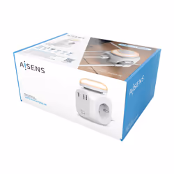 AISENS ASPS-2A1CLPQ02-W prolunghe e multiple 1,8 m 4 presa(e) AC Interno Bianco - Vista aggiuntiva 6
