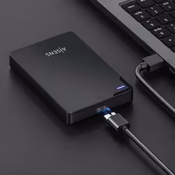 AISENS ASE-2520B contenitore di unità di archiviazione Custodia per Disco Rigido (HDD) Nero 2.5" Alimentazione USB - Vista aggiuntiva 5