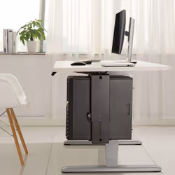 AISENS MPC03-201 supporto per CPU Porta CPU sotto scrivania Nero - Vista aggiuntiva 4