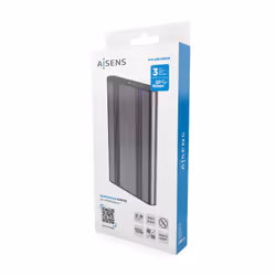 AISENS ASE-2526GR contenitore di unità di archiviazione Custodia per Disco Rigido (HDD) Grigio 2.5" Alimentazione USB - Vista aggiuntiva 6