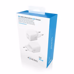 AISENS ASCH-35W1P016-W Caricabatterie per dispositivi mobili Universale Bianco AC Ricarica rapida Interno - Vista aggiuntiva 6