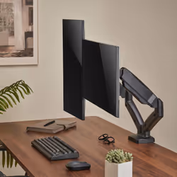 AISENS DT32TSR-221 Supporti a parete per TV 81,3 cm (32") Scrivania Nero - Vista aggiuntiva 5