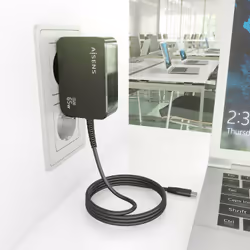 AISENS ASCH-1PD65WL033-BK Caricabatterie per dispositivi mobili Universale Nero AC Interno - Vista aggiuntiva 4
