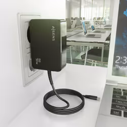 AISENS ASCH-1PD90WL034-BK Caricabatterie per dispositivi mobili Universale Nero AC Interno - Vista aggiuntiva 4