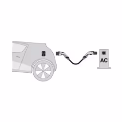 Wallbox E003 cavo di ricarica per veicoli elettrici Nero Type 2 Tipo 1 1 5 m