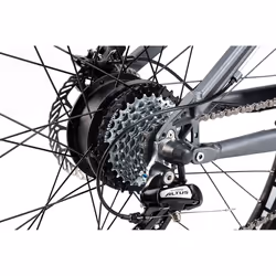 Moma BIE29MTFSRMG20 bicicletta elettrica Grigio Alluminio L 73,7 cm (29") Litio - Vista aggiuntiva 6
