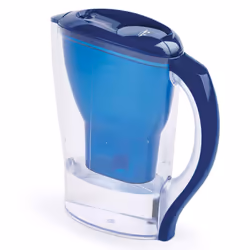 JATA HJAR1001, Caraffa filtrante, 2,5 L, Blu, Trasparente