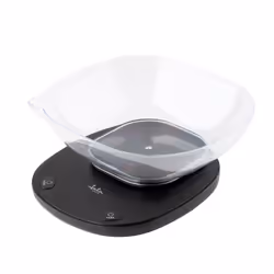 JATA HBAL1709, Bilancia da cucina elettronica, 5 kg, 1 g, Nero, Superficie piana, Rettangolo