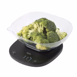 JATA HBAL1709 bilancia da cucina Nero Superficie piana Rettangolo Bilancia da cucina elettronica - Vista aggiuntiva 4