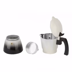 JATA HCAF2409 caffettiera manuale Moka 0,45 L Nero, Bianco - Vista aggiuntiva 5