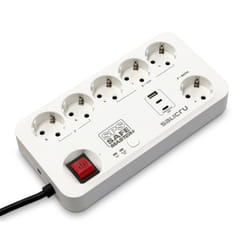 Salicru SPS SAFE MASTER+ Bianco 6 presa(e) AC 230 V 1,4 m