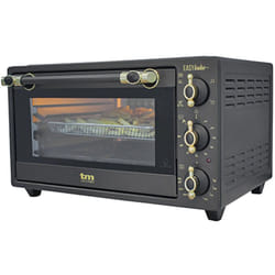 Tm Electron - easybake TMPHO020RAN mini-forno dal design retrò con funzione de friggitrice senza olio, 20 litri, temperatura regolabile da 80ºC a