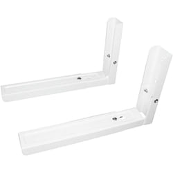Tm Electron - Microwave Wall Bracket, binari estensibili da 33cm a 48cm, fino a 35kg, in acciaio, colore White