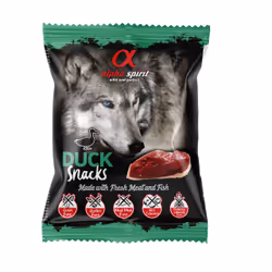 Alpha Spirit 8436586310059, Spuntini, Cane, Adulto, Anatra, 50 g
