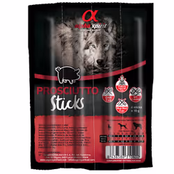 Alpha Spirit 8436586310400, Spuntini, Cane, Adulto, Prosciutto, 10 g