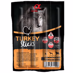 Alpha Spirit 8436586310417, Spuntini, Cane, Adulto, Turchia, 10 g