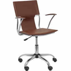 PIQUERAS Y CRESPO Sedia da ufficio ergonomica, regolabile in altezza e girevole a 360 Sedia da ufficio dal design elegante, l ...