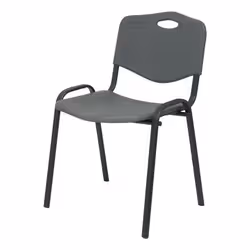PIQUERAS Y CRESPO NOWY STYL Pack 2 sillas Iso plastic PVC gris Seduta rigida Schienale rigido - Vista aggiuntiva 2