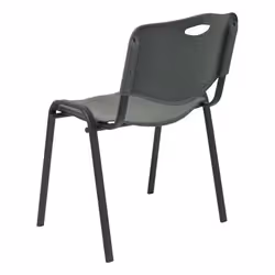 PIQUERAS Y CRESPO NOWY STYL Pack 2 sillas Iso plastic PVC gris Seduta rigida Schienale rigido - Vista aggiuntiva 4