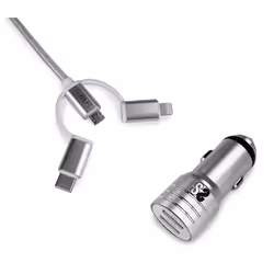 SUBBLIM SUB-CHG-4CC001, Auto, Accendisigari, 5 V, 1 m, Argento