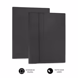 SUBBLIM SUB-CUT-1CT001 custodia per tablet 10.1" Custodia a libro Nero