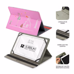 SUBBLIM SUB-CUT-4TC004 custodia per tablet 25,6 cm (10.1") Custodia a libro - Vista aggiuntiva 2