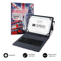 SUBBLIM SUB-KT1-USB050 tastiera per dispositivo mobile QWERTY Spagnolo Micro-USB