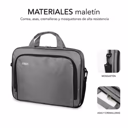 SUBBLIM SUB-LB-1OLB031 borsa per laptop 35,6 cm (14") Borsa con caricamento dall'alto Grigio - Vista aggiuntiva 3