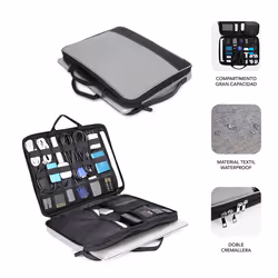 SUBBLIM SUB-LS-2AS0001 borsa per laptop 35,6 cm (14") Custodia a tasca Grigio